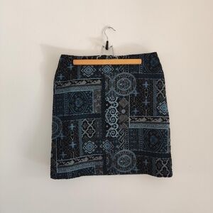 San Francisco Blue and Black Skirt
